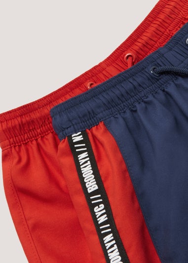 Boys 2 Pack NYC Swim Shorts (3-11yrs)