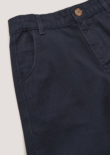 Boys Navy Chino Shorts (4-13yrs)