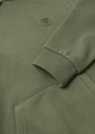 Boys Khaki Mesh Hoodie (4-15yrs)