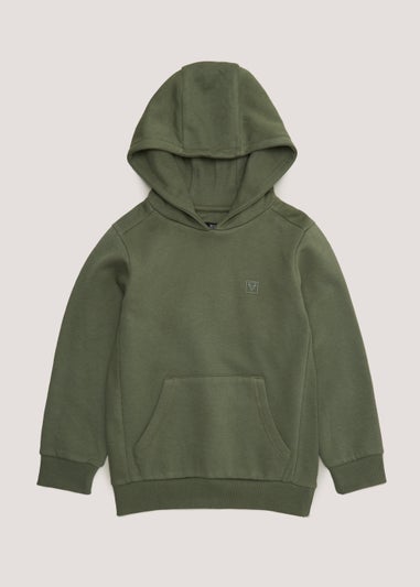 Boys Khaki Mesh Hoodie (4-15yrs)