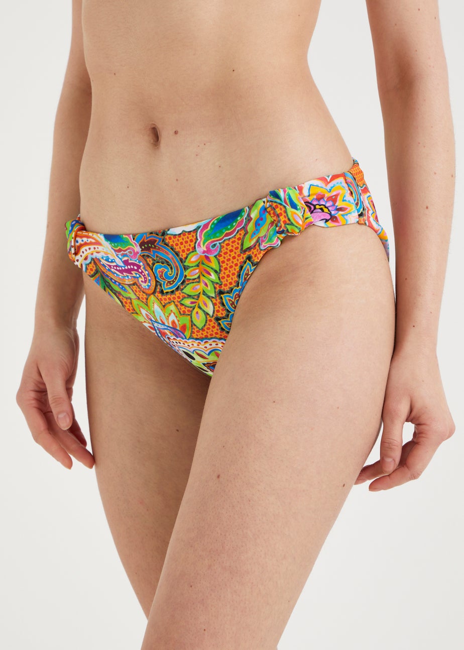 Be Beau Multicoloured Paisley Bikini Bottoms