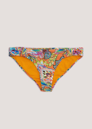 Be Beau Multicoloured Paisley Bikini Bottoms