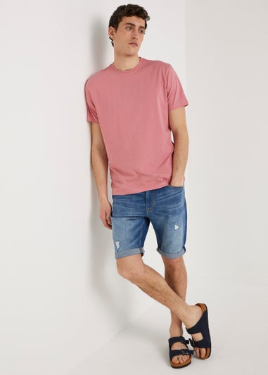 Pink Essential Crew Neck T-Shirt