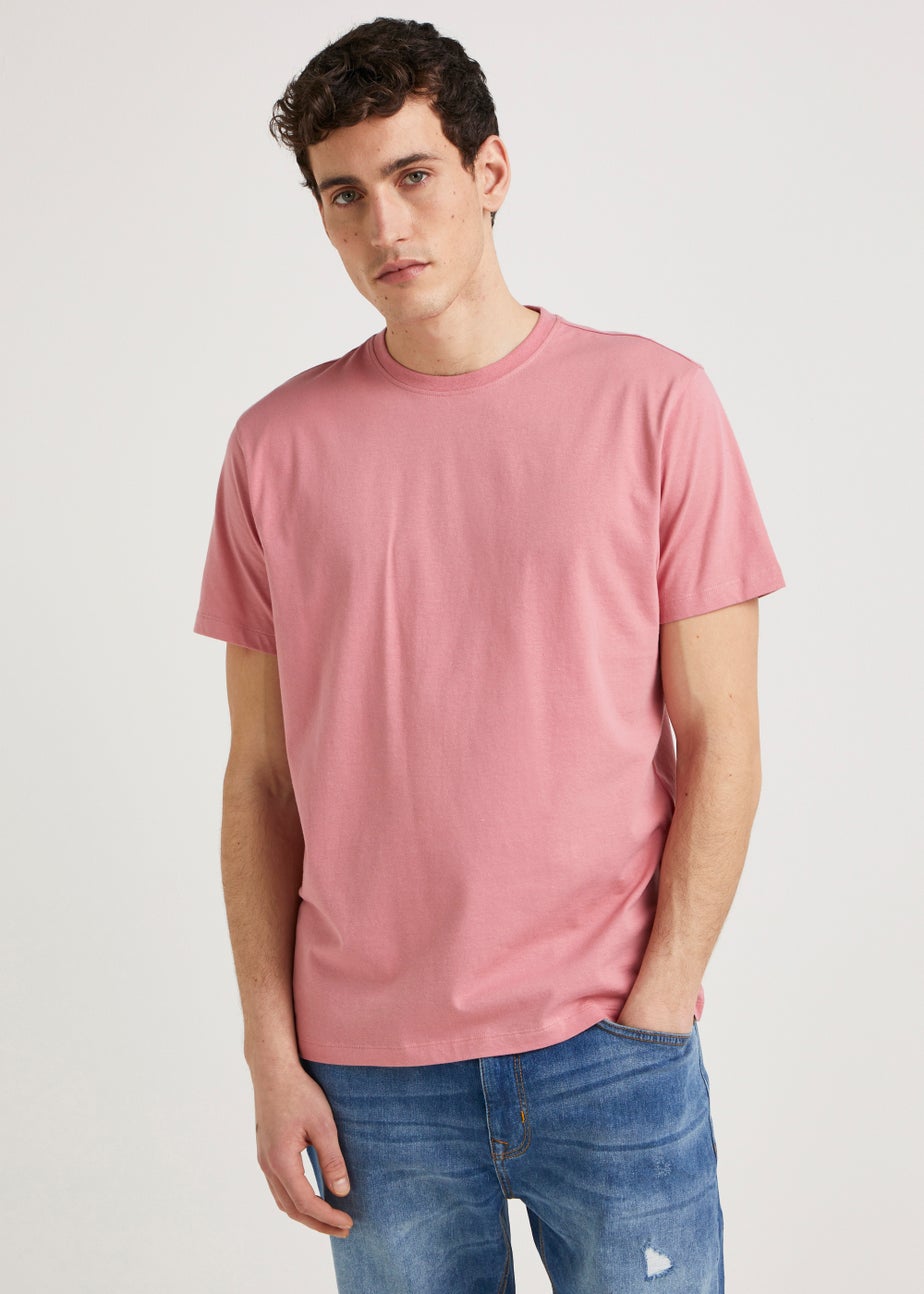 Pink Essential Crew Neck T-Shirt