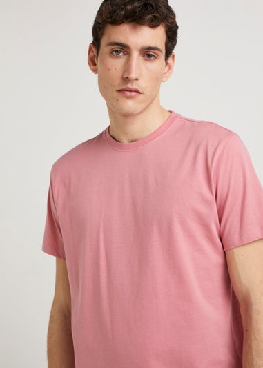 Pink Essential Crew Neck T-Shirt
