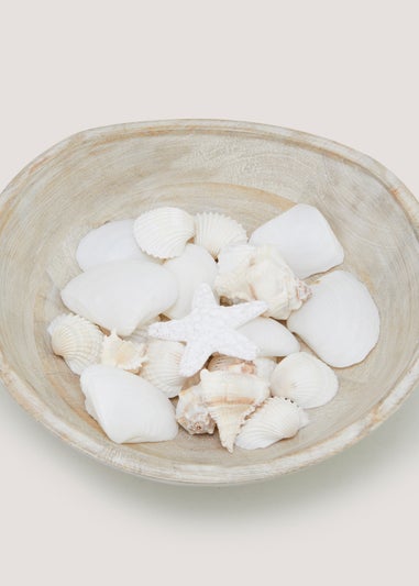 White Shell Bowl Fillers (14cm x 7cm)