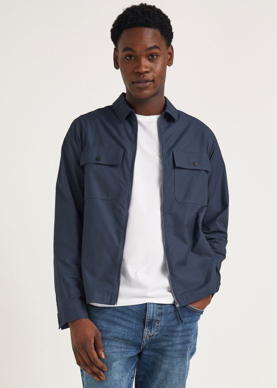 Navy Zip Up Jacket