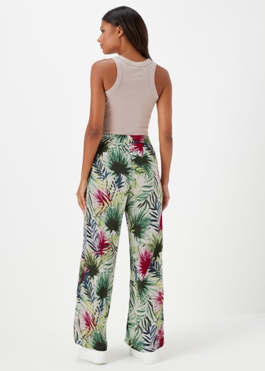 JDY Bora Multicoloured Floral Wide Leg Trousers