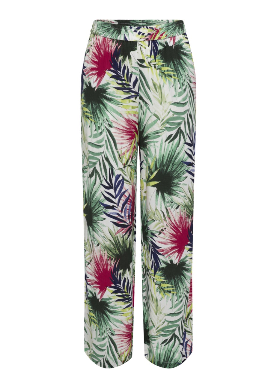 JDY Bora Multicoloured Floral Wide Leg Trousers