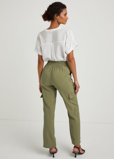 Et Vous Green Cargo Trousers