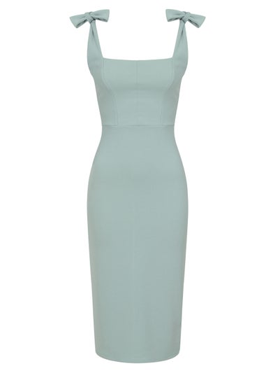 Girls on Film by Dani Dyer Sage Scuba Bodycon Dress