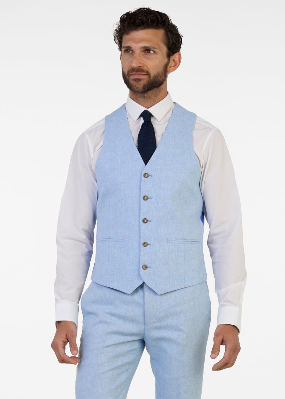 Broken Stitch Derbyshire Blue Suit Waistcoat