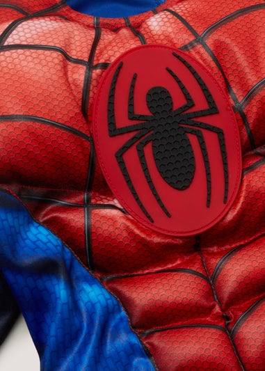 Kids Marvel Blue & Red Spider-Man Fancy Dress Costume (3-9yrs)