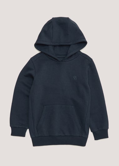 Boys Navy Mesh Hoodie (4-16yrs)
