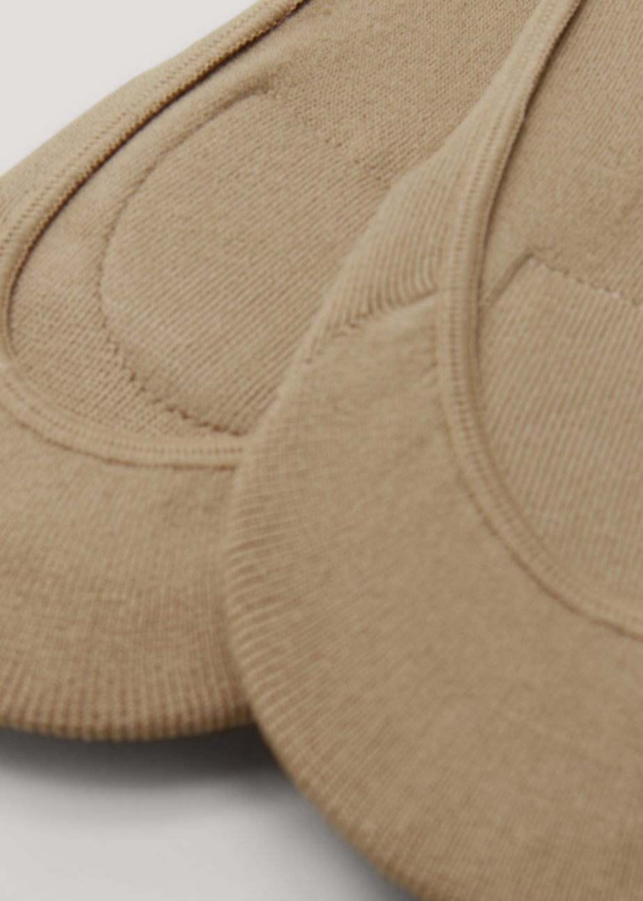 2 Pack Nude Cushioned Footsie Socks