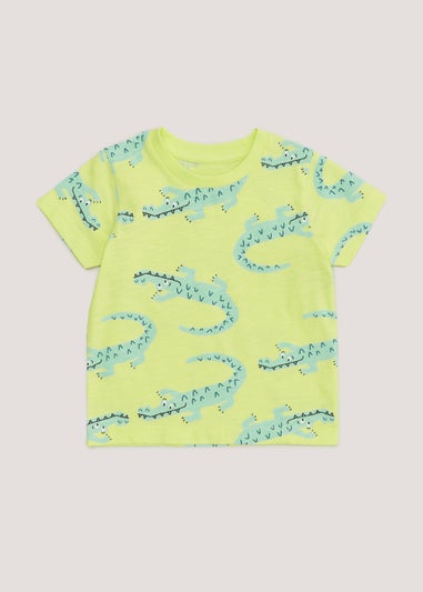Boys Lime Crocodile T-Shirt (9mths-6yrs)