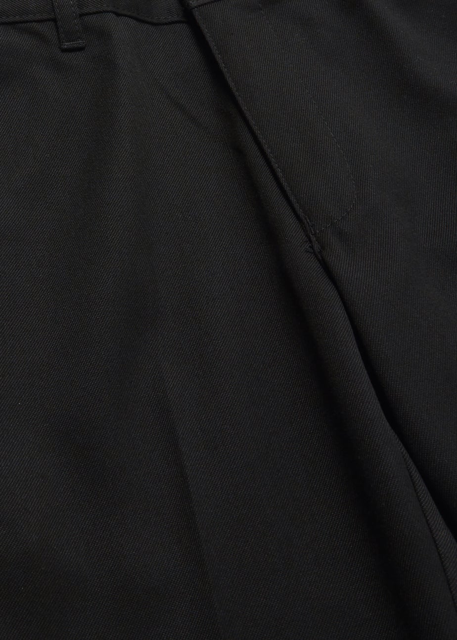 Boys 2 Pack Black Plus Fit School Trousers (6-16yrs)