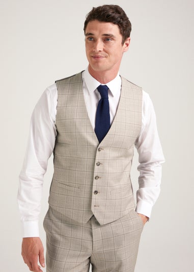 Taylor & Wright Hoffman Brown Suit Waistcoat