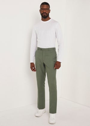 Taylor & Wright Eastwood Olive Slim Fit Suit Trousers
