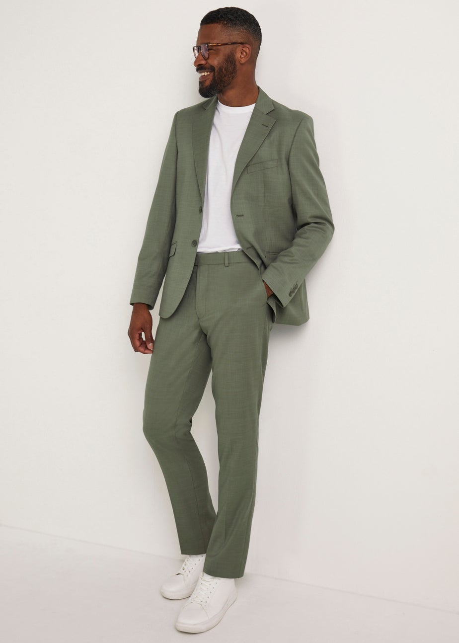 Taylor & Wright Eastwood Olive Slim Fit Suit Trousers