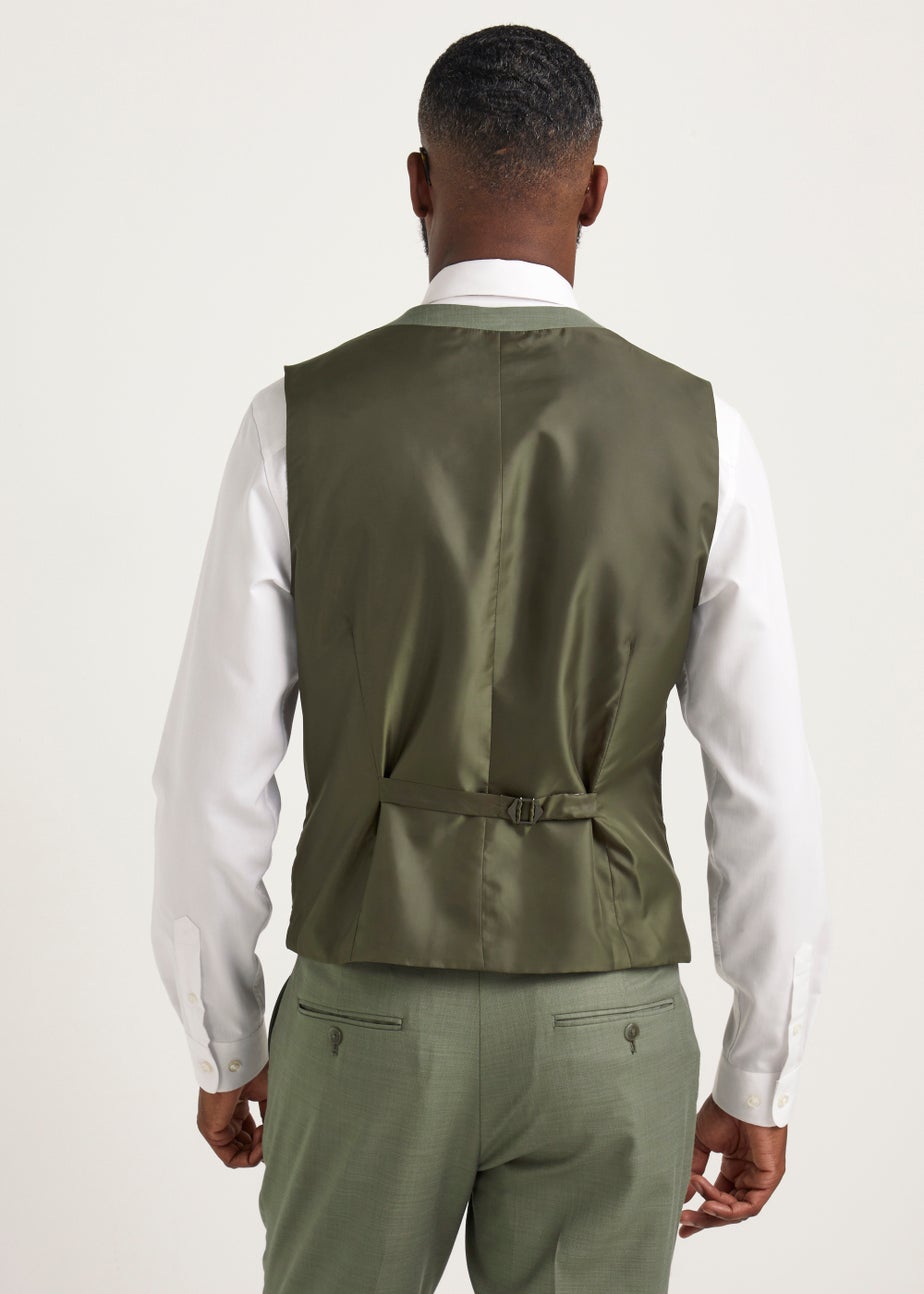 Taylor & Wright Eastwood Olive Waistcoat