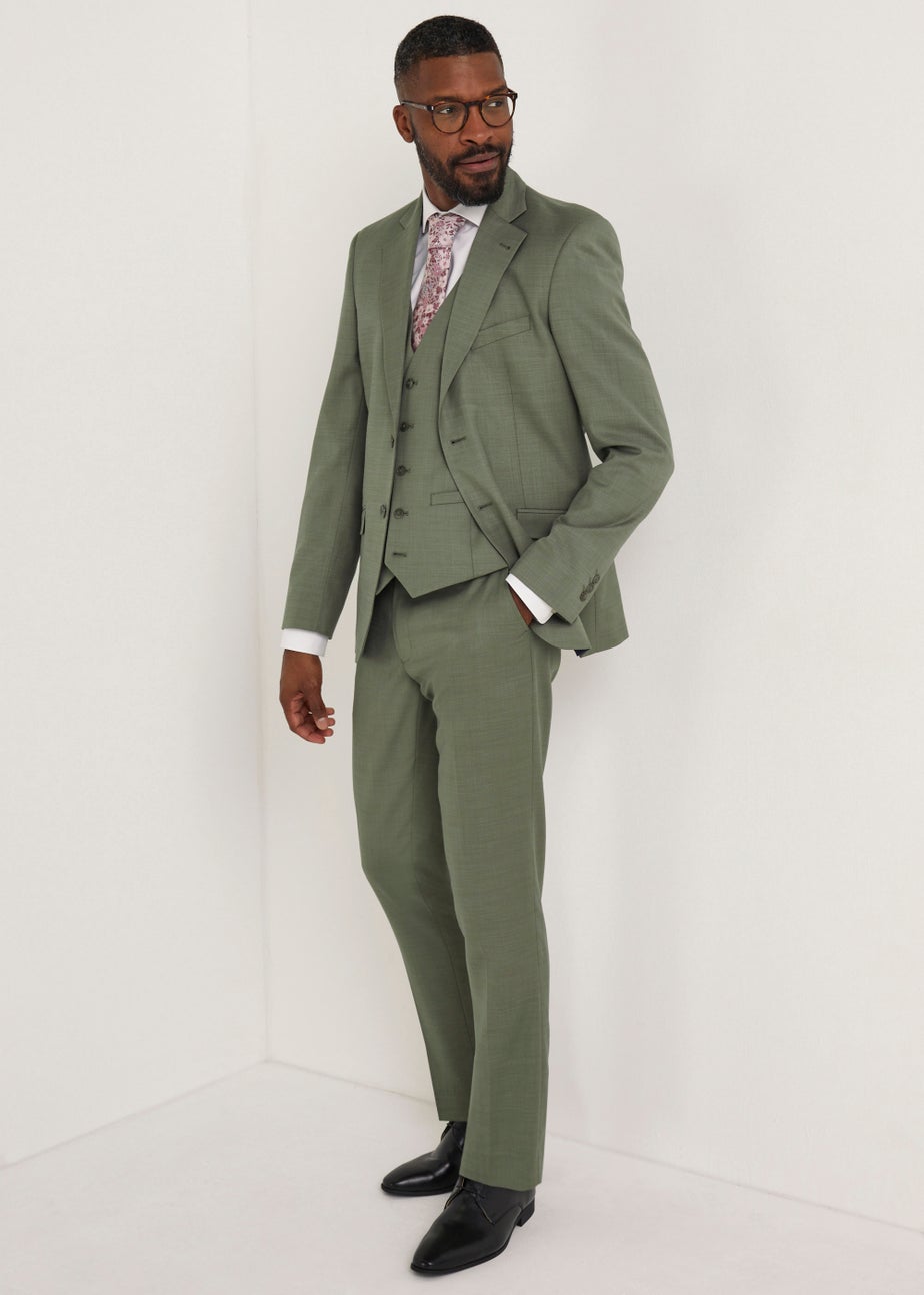Taylor & Wright Eastwood Olive Waistcoat