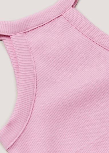 Girls Candy Couture Light Pink Racer Top (9-16yrs)