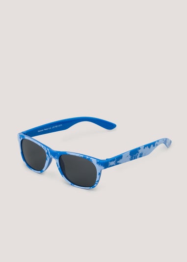 Kids Blue Tie Dye Sunglasses (3+yrs)