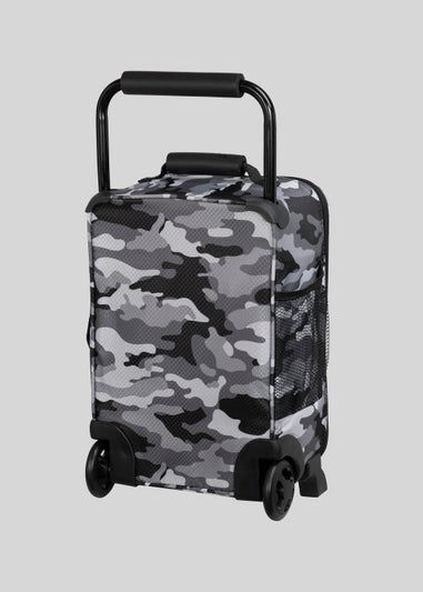 Kids IT Luggage Grey Camo World's Lightest Cabin Suitcase