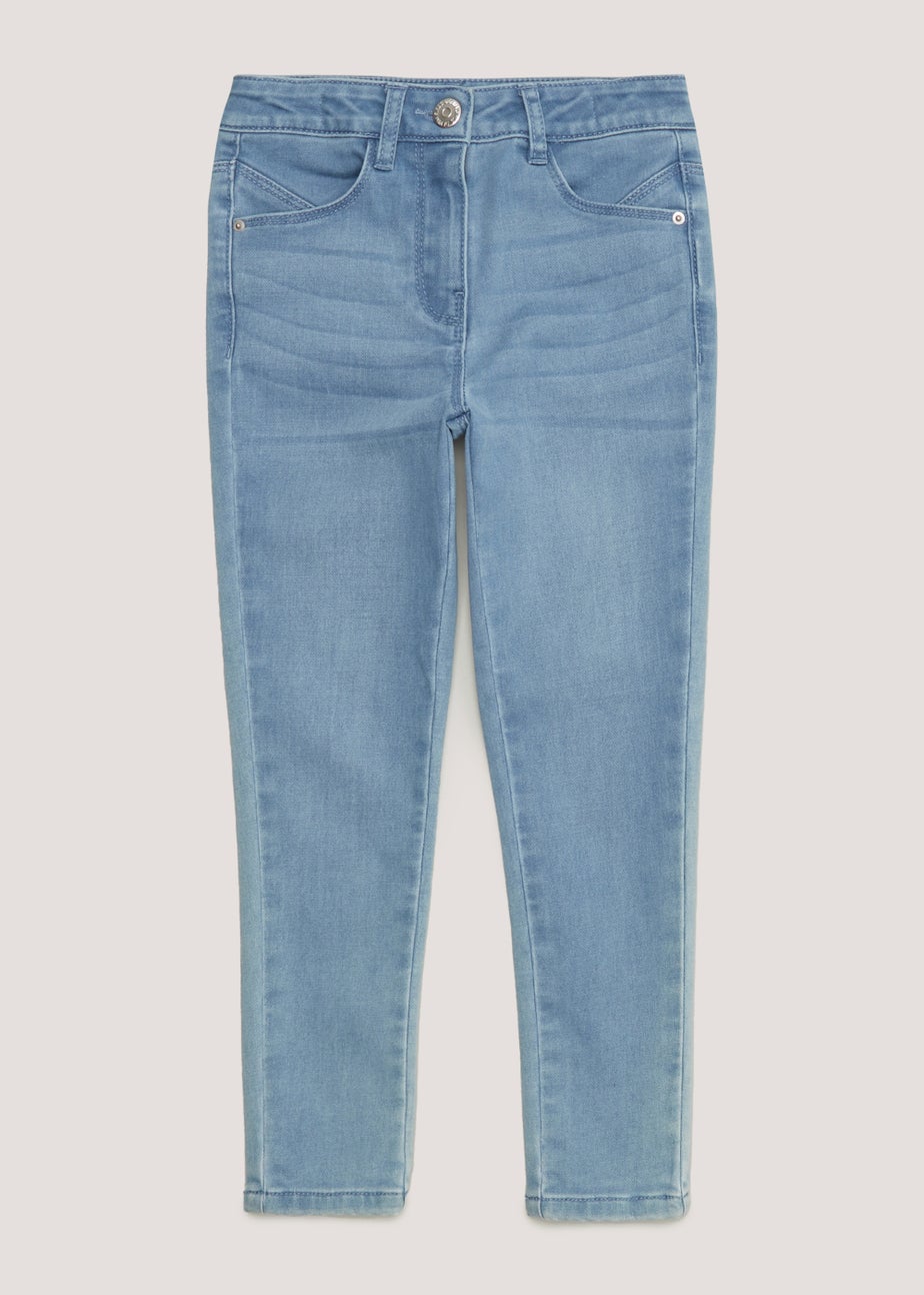Girls Mid Wash Skinny Jeans (4-13yrs)