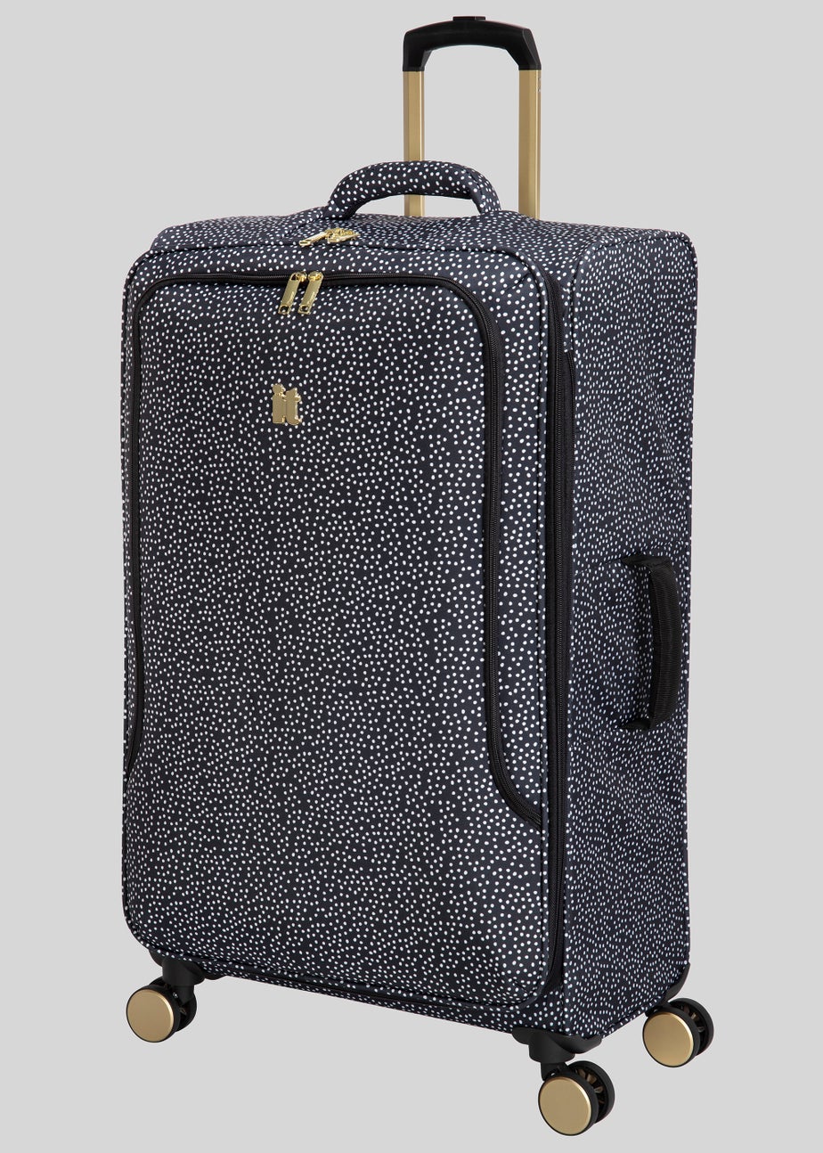 IT Luggage True-Lite Black Spot Suitcase