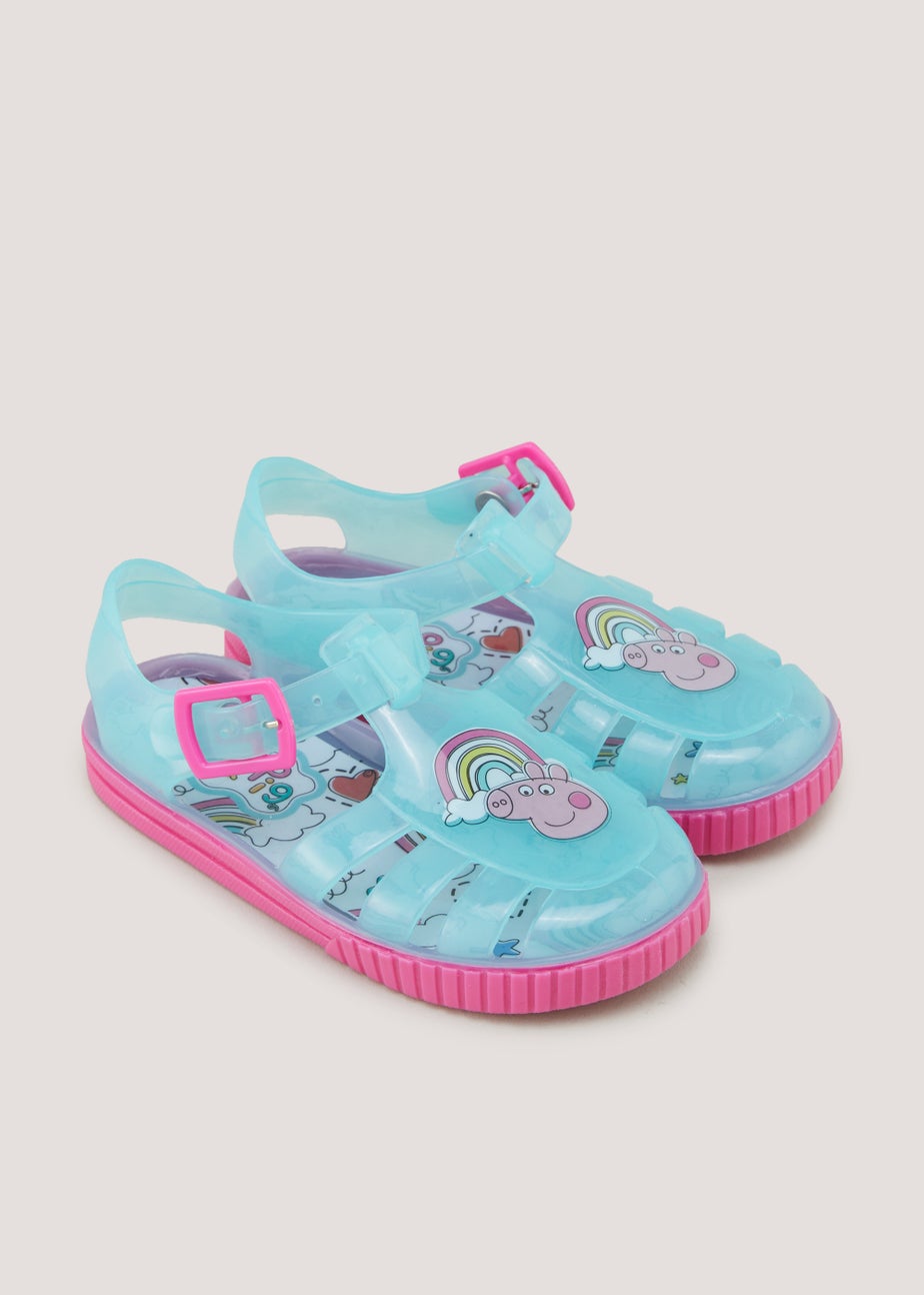 Girls Pink Peppa Pig Jelly Sandals (Younger 4-12)