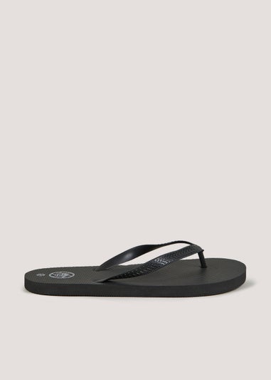 Black Flip Flops