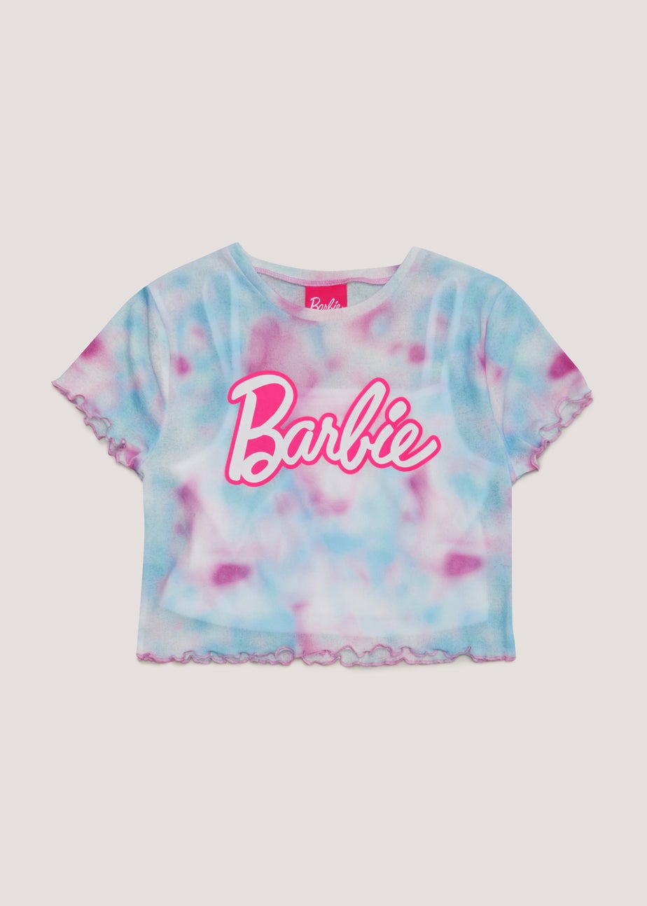 Kids Multicoloured Barbie Mesh T-Shirt (5-11yrs) Matalan