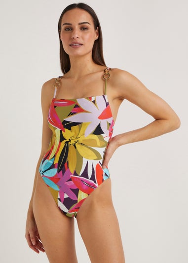 Et Vous Multicoloured Floral Swimsuit