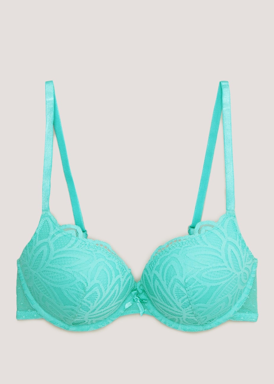 Mint Lace Super Enhance Bra