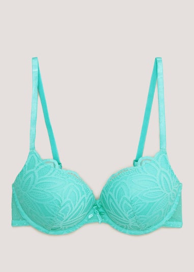 Mint Lace Super Enhance Bra