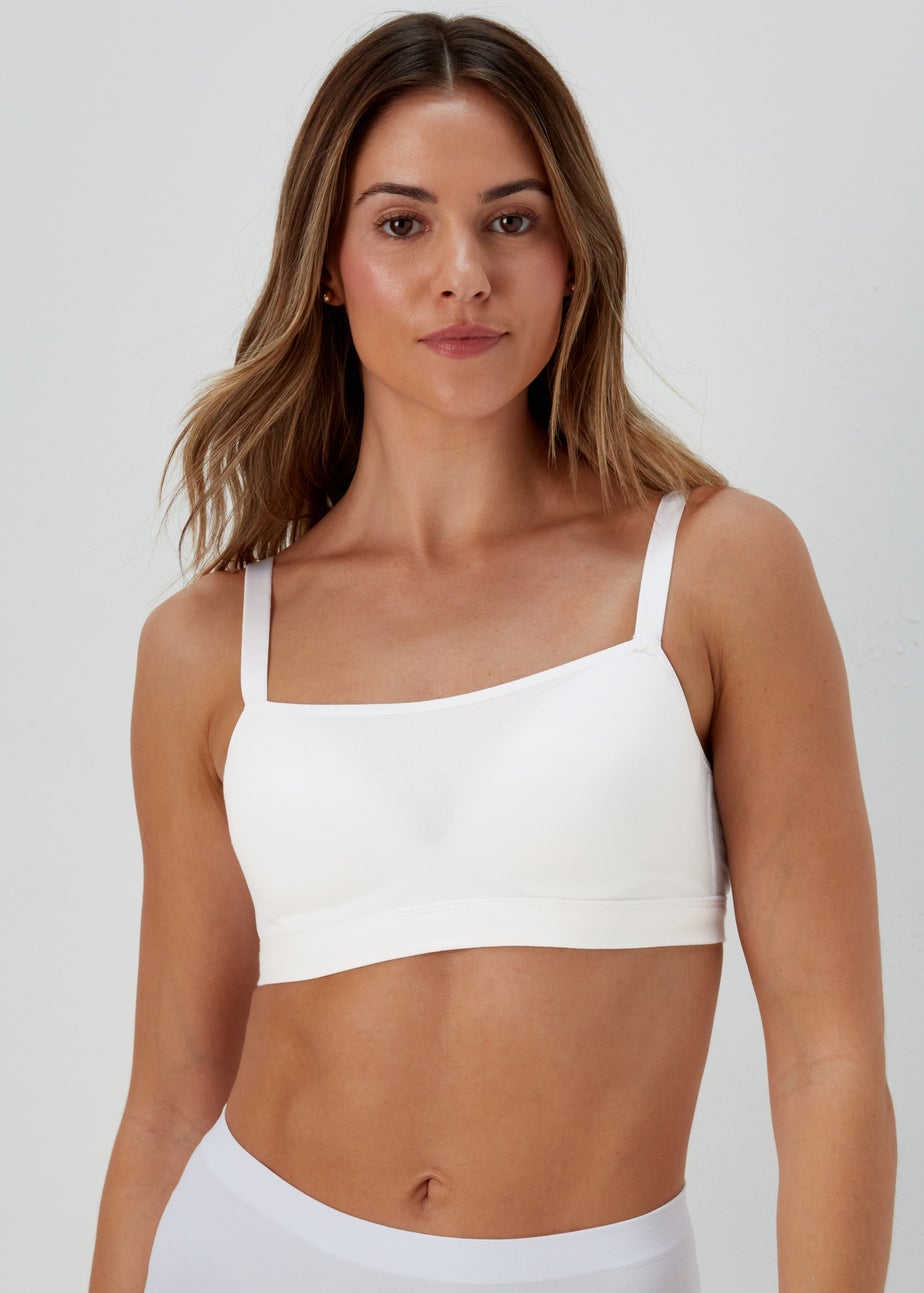 White Post Surgery Bra Matalan