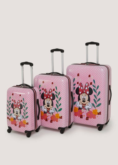 Kids Pink Disney Minnie Mouse Hard Shell Suitcase