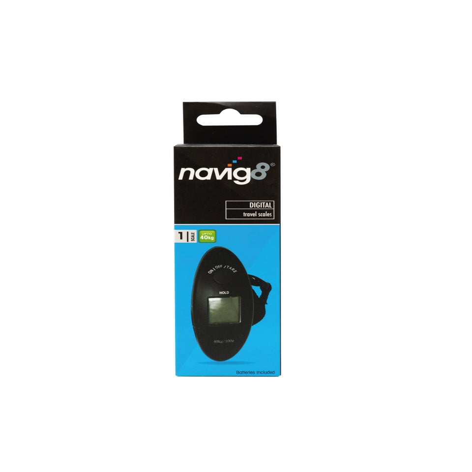 Navig8 Digital Travel Scales (16cm x 4cm x 4cm)