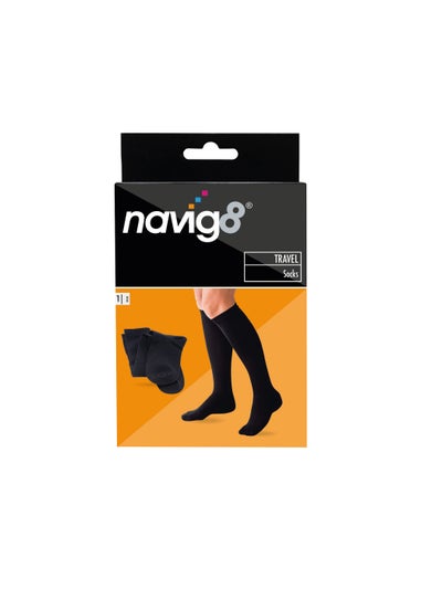 Black Travel Socks
