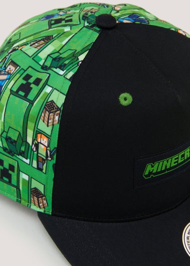 Kids Black Minecraft Cap (3-10yrs)