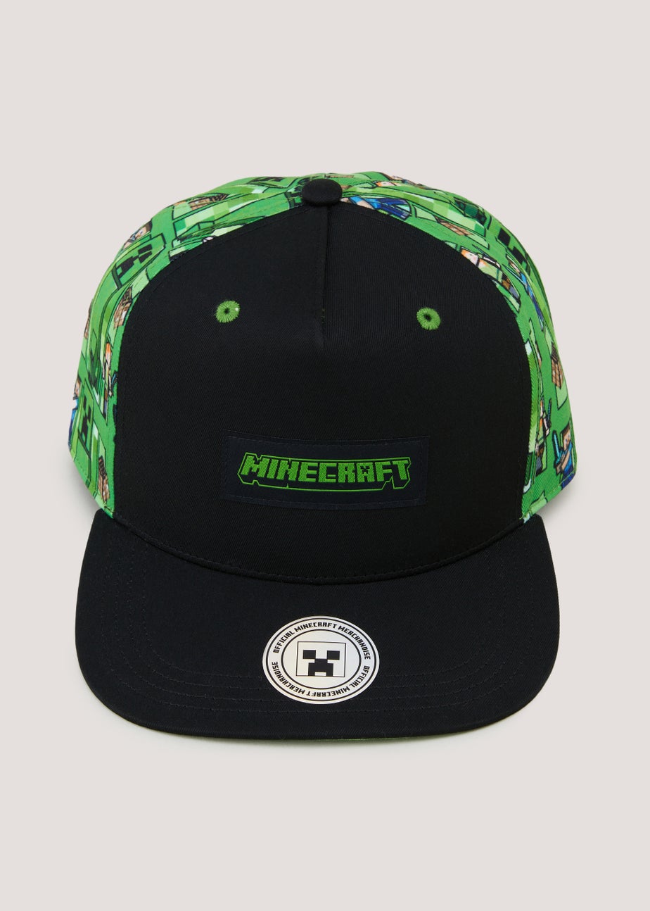 Kids Black Minecraft Cap (3-10yrs)