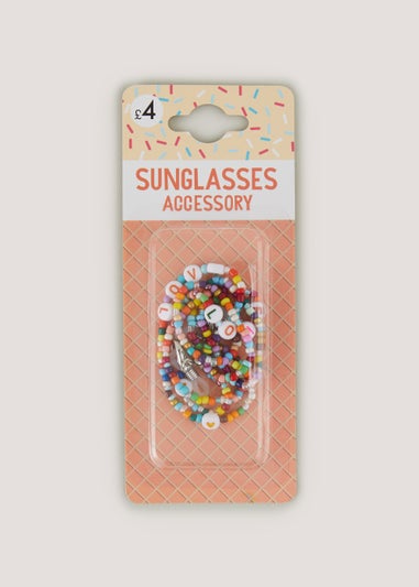 Girls Multicoloured Love Sunglasses Chain