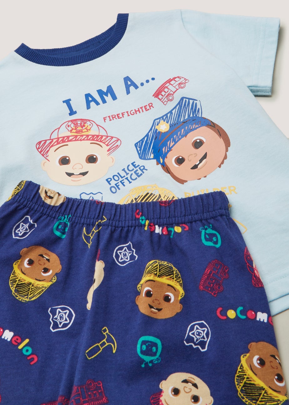 Kids Navy Cocomelon Short Pyjama Set (12mths-4yrs)