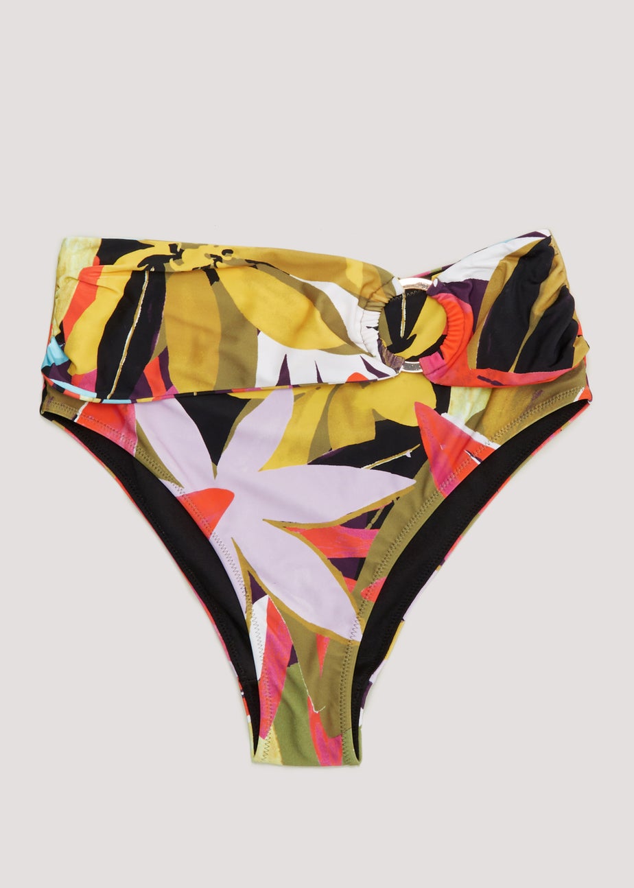 Et Vous Multicoloured Floral Bikini Bottoms