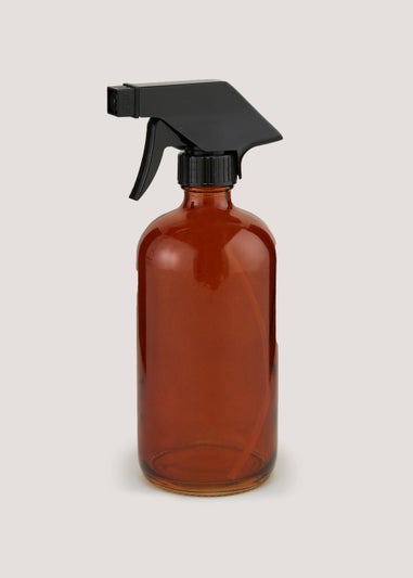 Amber Glass Spray Bottle (21cm x 7cm)