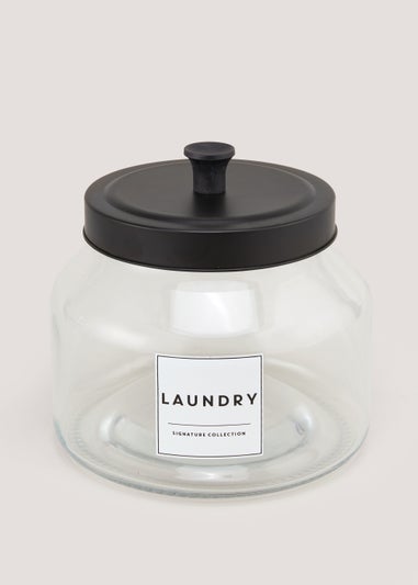 Glass Laundry Pod Jar
