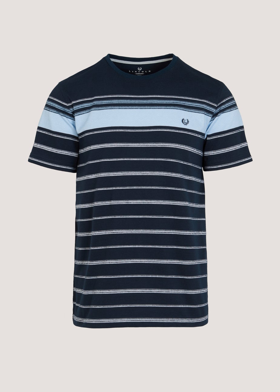 Lincoln Navy Stripe T-Shirt