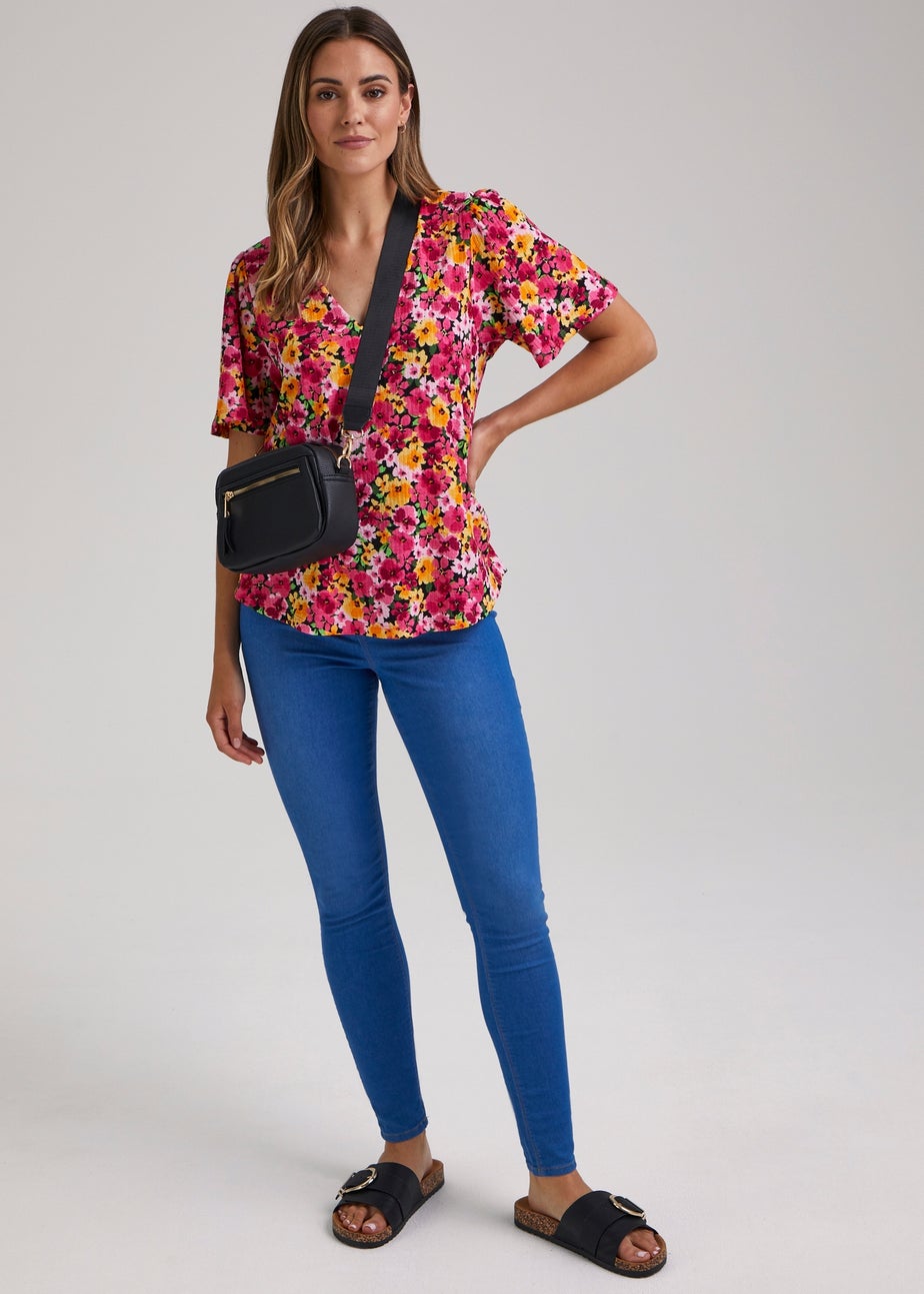 Rosie Blue Pull On Jeggings